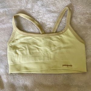 Yellow Patagonia Sports Bra